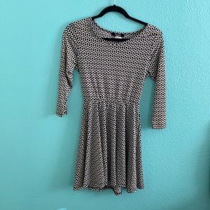 Black & White Geometric Dress